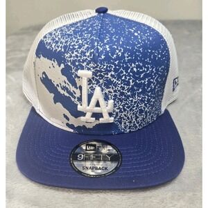New Era Royal Los Angeles Dodgers Court Sport 9FIFTY Snapback Hat Cap Men New